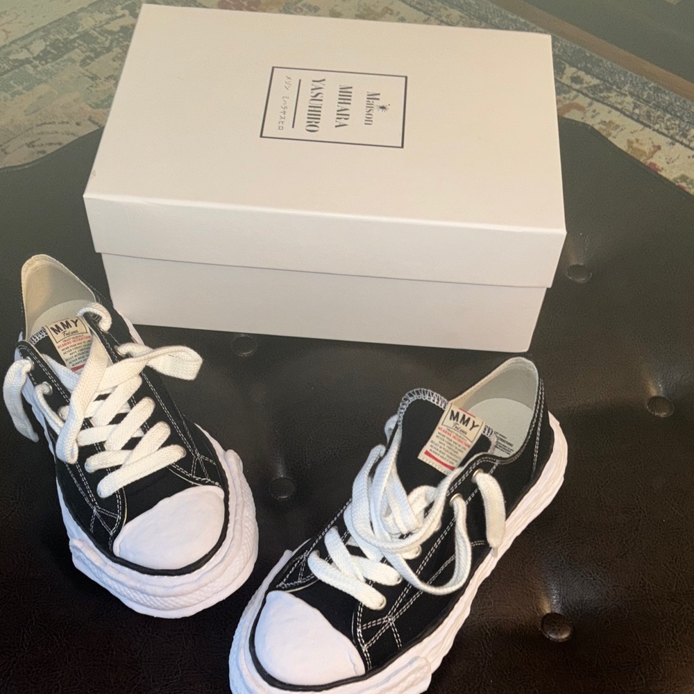 Miharayasuhiro Black and White Sneakers
